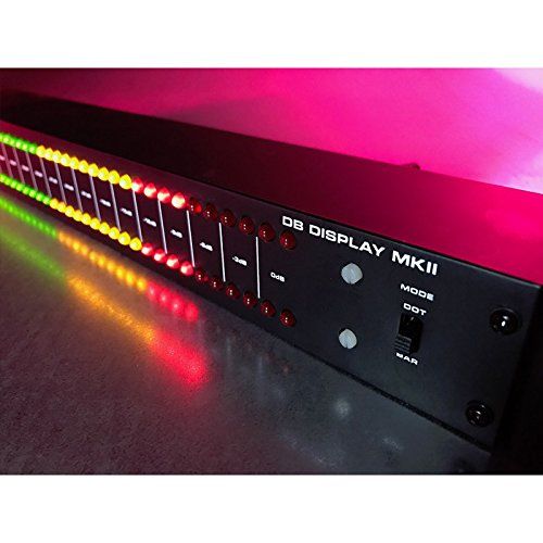  ADJ Products American Audio 19-inch All Metal mountable LED dB Level Display & amp Rack lightshow MKII