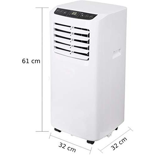  [아마존베스트]ADLER 3-in-1 Mobile Air Conditioning, 7,000 BTU, 2,050 Watt Air Cooler, Air Conditioning Unit, Air Conditioning Fan with Remote Control, Air Purifier, 2 Speed Levels