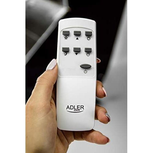  [아마존베스트]ADLER 3-in-1 Mobile Air Conditioning, 7,000 BTU, 2,050 Watt Air Cooler, Air Conditioning Unit, Air Conditioning Fan with Remote Control, Air Purifier, 2 Speed Levels
