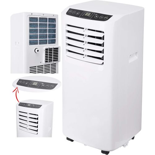  [아마존베스트]ADLER 3-in-1 Mobile Air Conditioning, 7,000 BTU, 2,050 Watt Air Cooler, Air Conditioning Unit, Air Conditioning Fan with Remote Control, Air Purifier, 2 Speed Levels