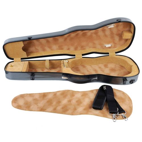  ADM Full Size Violin Case for 4/4 size Violin with Built-in Hygrometer, Padded strap