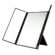 ADOSOUL 8 LED Light-emitting Mirror Portable Foldable Makeup Three-sided Table Vanity Mirror...