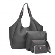ADOSOUL 4 Pack Women Handbag Set, Soft PU Leather Top Handle Bag, Tote Bag, Shoulder Bags Crossbody Bag Wallet Purse