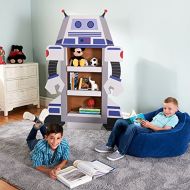 ADVA5700 Rocket to Space Robot Room Decoration - Life Size Cardboard Character Bookshelf