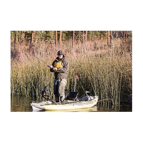  Advanced Elements Straitedge Angler Pro Inflatable Kayak - Fishing Kayak with Carry Bag - 10' 6