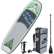 ADVANCED ELEMENTS Lotus Yoga Inflatable Stand Up Paddle Board & Pump, White, 10ft (AE1062-G)