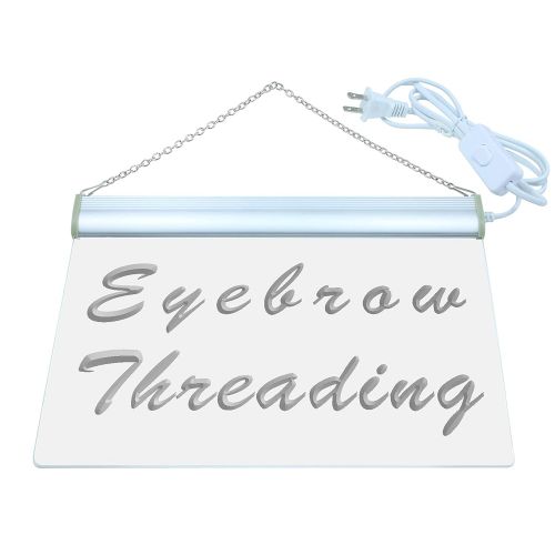  ADVPRO Eyebrow Threading Beauty Salon LED Sign Neon Light Sign Display j117-b(c)