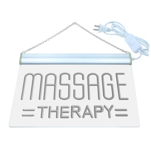  ADVPRO Massage Therapy Body Shop Display LED Neon Sign White 24 x 16 Inches st4s64-i364-w