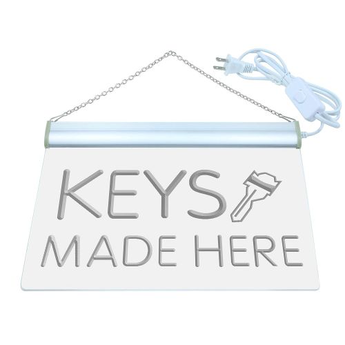 ADVPRO Keys Made Here Locksmiths LED Sign Neon Light Sign Display i520-b(c)