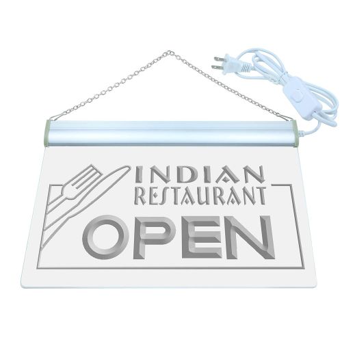  ADVPRO Indian Restaurant Open Food Cafe LED Neon Sign Red 24 x 16 st4s64-i643-r