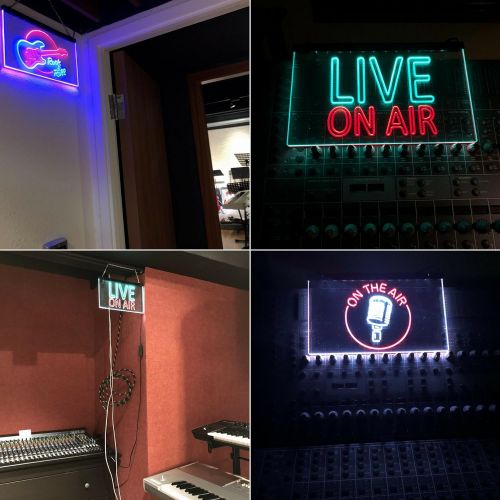  ADVPRO Good Vibes Only Wall Plaque Night Light Dual Color LED Neon Sign Blue & Red 12 x 8.5 st6s32-i1077-br