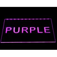 ADVPRO Open Walk-Ins Welcome Shop Display LED Neon Sign Purple 24 x 16 st4s64-i190-p