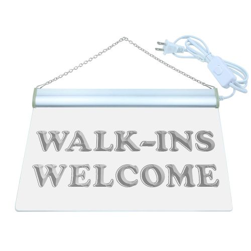  ADVPRO Open Walk-Ins Welcome Shop Display LED Neon Sign Purple 24 x 16 st4s64-i190-p