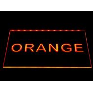 ADVPRO Open Marijuana Hemp Leaf High Life LED Neon Sign Orange 16 x 12 Inches st4s43-j791-o