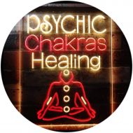ADVPRO Psychic Chakras Healing Display Shop Dual Color LED Neon Sign Red & Yellow 8.5 x 12 st6s23-i3183-ry