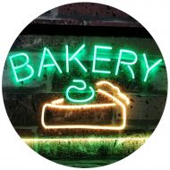 ADVPRO Bakery Cake Shop Dual Color LED Neon Sign Green & Yellow 12 x 8.5 st6s32-i2380-gy