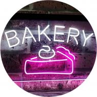 ADVPRO Bakery Cake Shop Dual Color LED Neon Sign White & Purple 12 x 8.5 st6s32-i2380-wp