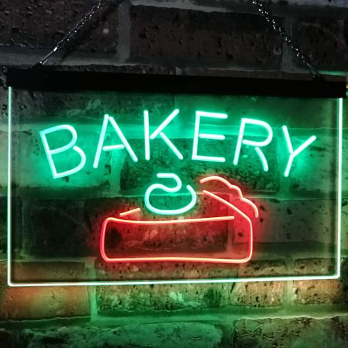  ADVPRO Bakery Cake Shop Dual Color LED Neon Sign White & Yellow 12 x 8.5 Inches st6s32-i2380-wy