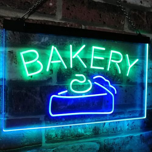  ADVPRO Bakery Cake Shop Dual Color LED Neon Sign White & Yellow 12 x 8.5 Inches st6s32-i2380-wy