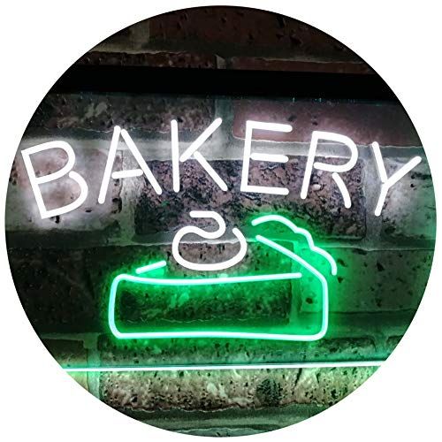  ADVPRO Bakery Cake Shop Dual Color LED Neon Sign Blue & Red 16 x 12 st6s43-i2380-br