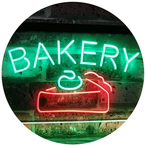  ADVPRO Bakery Cake Shop Dual Color LED Neon Sign Blue & Red 16 x 12 st6s43-i2380-br