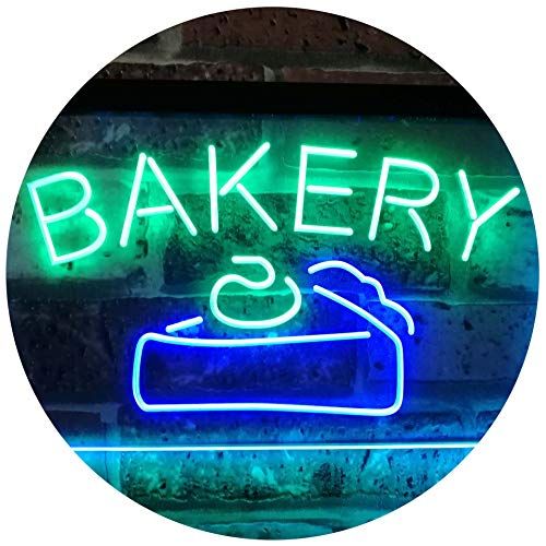  ADVPRO Bakery Cake Shop Dual Color LED Neon Sign Blue & Red 16 x 12 st6s43-i2380-br