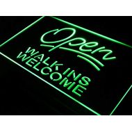ADVPRO Open Walk Ins Welcome Barber Shop LED Neon Sign White 24 x 16 Inches st4s64-j398-w