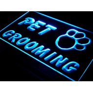 ADVPRO Open PET Grooming Shop Dog Cat LED Neon Sign White 24 x 16 Inches st4s64-i276-w