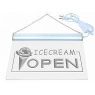 ADVPRO Open Ice-Cream Ice Cream Ads LED Sign Night Light i015-g(c)