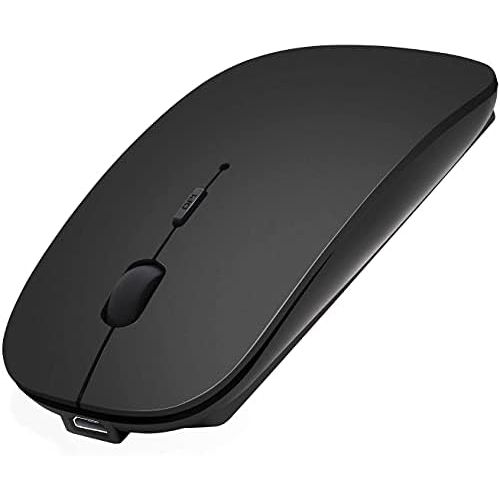  [아마존베스트]AE WISH ANEWISH Bluetooth Mouse, Compatible with MacBook / Tablet / iPad / iPhone (iOS13.1.2 and above) / Quiet Rechargeable Wireless Laptop Mouse for Android / Windows / Linux, 3 DPI Adjustable L