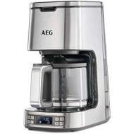 AEG KF 7800 Kaffeemaschine (Programmierbarer Timer, LCD-Display, Warmhaltefunktion, Geschmack/Aroma wahlbar, Permanentfilter, Sicherheitsabschaltung, Selbstreinigungsfunktion, gebue
