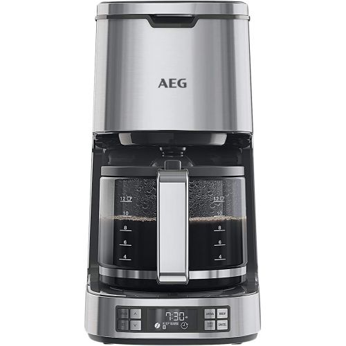  AEG KF 7800 Kaffeemaschine (Programmierbarer Timer, LCD-Display, Warmhaltefunktion, Geschmack/Aroma wahlbar, Permanentfilter, Sicherheitsabschaltung, Selbstreinigungsfunktion, gebue