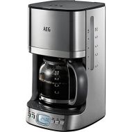 AEG KF 7600 Kaffeemaschine (Programmierbarer Timer, Aroma-Funktion, Permanentfilter, LCD-Display, Wasserstands- und Kaffedosierungs-Anzeige, 1,25 l, Sicherheitsabschaltung, gebuerst
