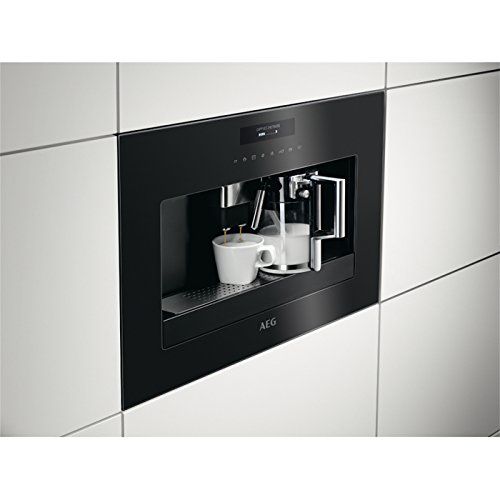  AEG kke884500b eingebaut vollautomatisch Maschine Espresso SchwarzKaffeemaschine (eingebaut, Maschine Espresso, Kaffeebohnen, gemahlener Kaffee, Kaffeemuehle, schwarz)