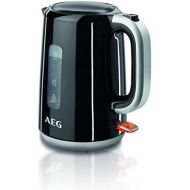 AEG EWA 3700 Expresswasserkocher (Super schnelles Aufkochen, 3000 Watt, 1,7 l, entnehmbarer Kalkfilter, Wasserstandsanzeige mit Liter-/Tassenangabe, Sicherheitsabschaltung, Ein/Aus