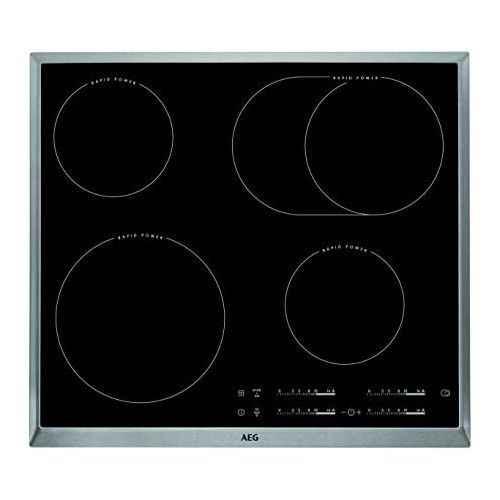  [아마존베스트]Aeg HK654850XB Electric/Glass Ceramic Hob/57,6cm/Rapid Power Hobs/Stainless Steel