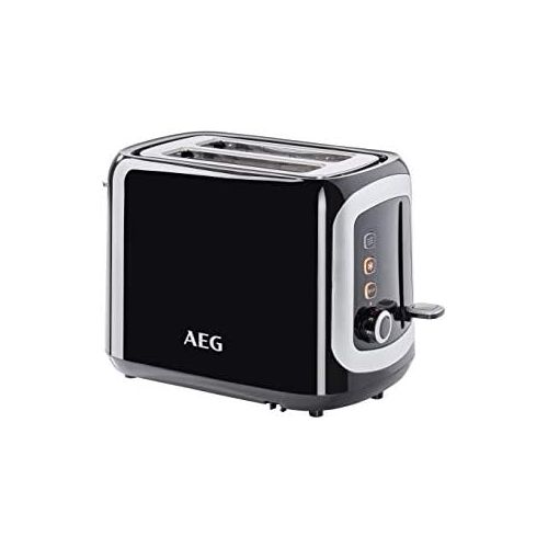  [아마존베스트]AEG AT3300 Perfect Morning Double Slot Toaster (integrated bread roll attachment, dust cover, 7-level browning setting, roll-back function, stop, defrost and warm-up button, sensor