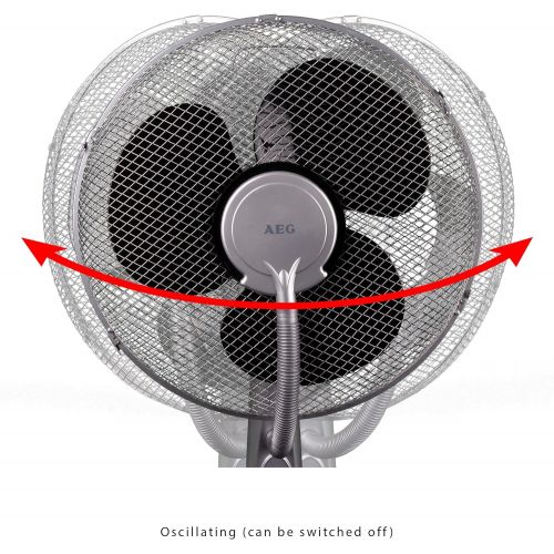  [아마존베스트]Aeg VL5569LB Fan with Ultrasonic Diffuser (3Litres, 3Speeds, 2Modalitaten Vent)