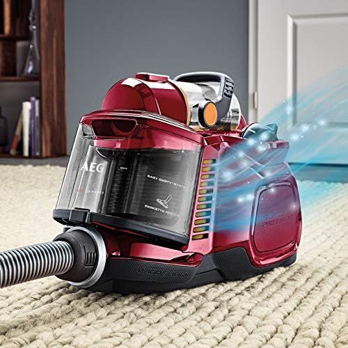  [아마존베스트]AEG LX7-2-CR-A Floor Vacuum Cleaner 750W, Chilli Red