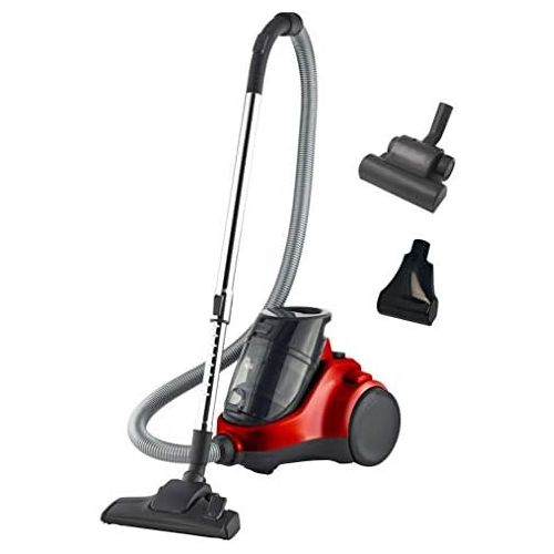  [아마존베스트]AEG LX5-2-4T Vacuum Cleaner without Bag (1.8 L Dust Container, Including Additional Nozzles, Ergonomic Design, Large Wheels, 4-Stage Dust Separation), red