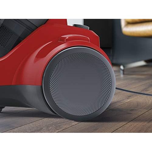  [아마존베스트]AEG LX5-2-4T Vacuum Cleaner without Bag (1.8 L Dust Container, Including Additional Nozzles, Ergonomic Design, Large Wheels, 4-Stage Dust Separation), red