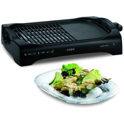  AEG TG340 Electric Portable Table Grill and Hot Plate, 2200 W