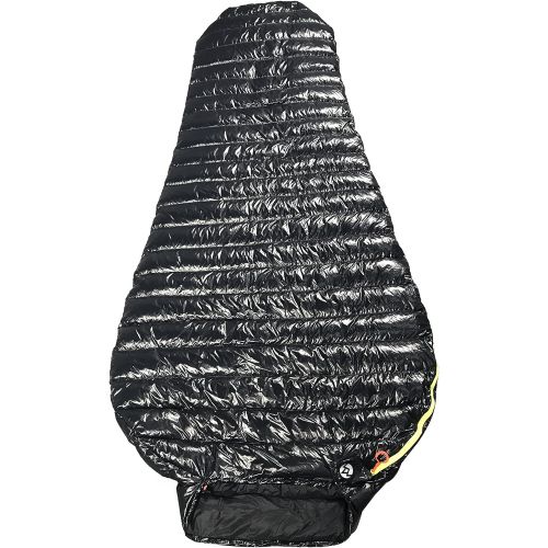  AEGISMAX Outdoor UL Goose Down Sleeping Bag Super Light 3 Season Down Sleeping Bag Compact Backpacking Mummy Down Sleeping Bag 800 Fill,Black/L200cmW86cm