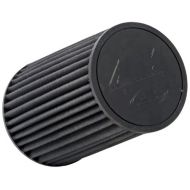 AEM 21-2029BF Universal DryFlow Clamp-On Air Filter: Round Tapered; 2.75 in (70 mm) Flange ID; 9.125 in (232 mm) Height; 6 in (152 mm) Base; 5.125 in (130 mm) Top