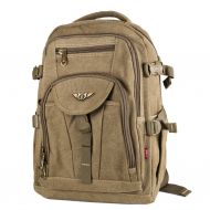 AERLIS Aerlis Canvas Backpack for Sport Camping Travel School