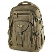 AERLIS Aerlis Canvas Backpack for Sport Camping Travel School