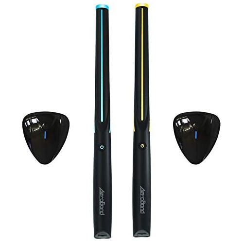  [아마존베스트]AEROBAND Bluetooth Drum Sticks with Air Guitar Pick, Electronic Air Drum Set with Light, Wireless Connection Bag, 4 Modes Portable Drumsticks for Travel Indoor and Outdoor with 1 P
