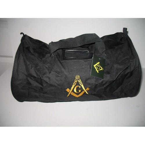  AES Black Mason Freemasons Freemason Utility Duffle Sports Travel Bag Hat Gift Set