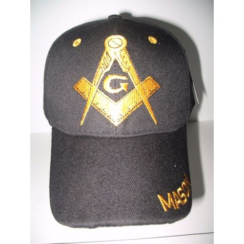  AES Black Mason Freemasons Freemason Utility Duffle Sports Travel Bag Hat Gift Set