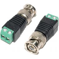 [아마존베스트]AEcreative 2pcs Quick Connect BNC Wire Antenna Cable Connector Plug for Amateur ham Radio Uniden RadioShack Scanner